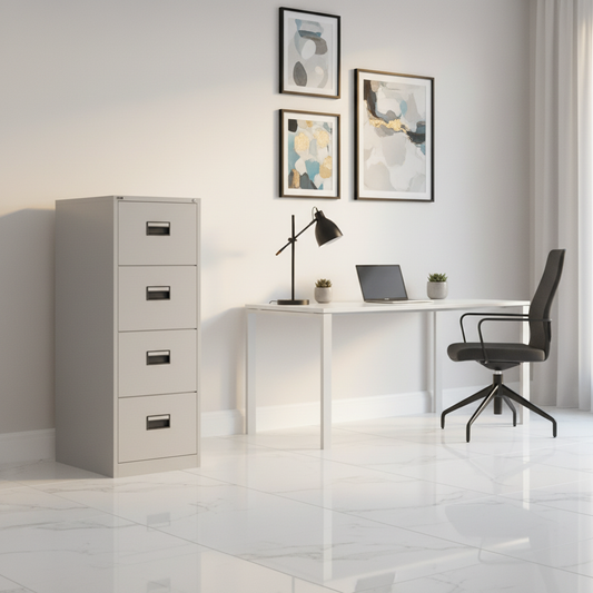 GO Vertical Filing Cabinet 4 Drawer | Model GO-CVFC-4D (KDAC4) – UAE