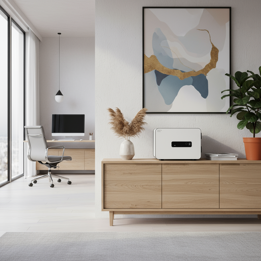 Eagle METACEL MC-020PR Fire-Resistant Safe – White, Digital + Fingerprint Lock System