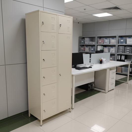 Metal 8 Door Duplex Locker IH 2L-8D | Steel Storage Locker UAE