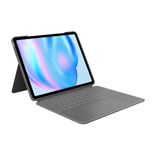 Logitech Combo Touch iPad Air 13-inch (M2) Keyboard Case Oxford Grey UAE | Detachable Backlit Keyboard