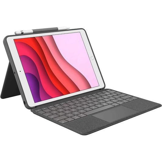 Logitech Combo Touch Keyboard iPad Air Case (7th, 8th, 9th Gen) UK QWERTY – UAE Delivery