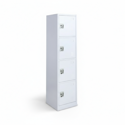 INFINI HOMES 4-Tier Steel Storage Locker Cabinet - UAE Wide Delivery