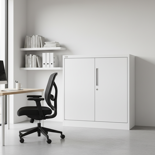 GO Half Height Cabinet | Model GO-HMBC (FYD-W003) | White Storage Solution UAE