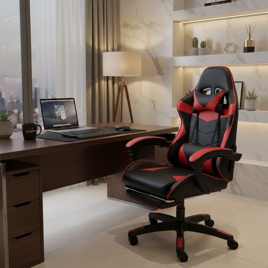 Sport Gaming Chair Black & Red | Ergonomic Office Chair UAE