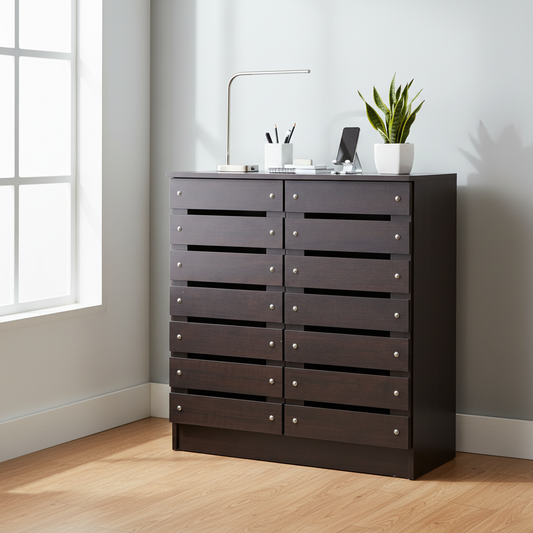Premium Wenge Shelving Unit IH 512 | Office Storage UAE