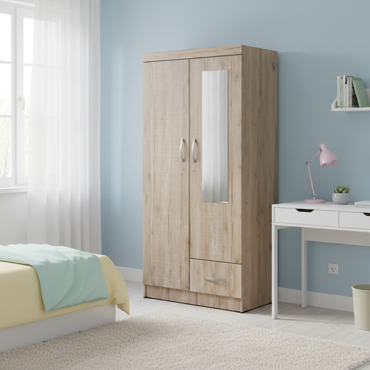 Two Door Wardrobe IH 72 | Premium Wooden Wardrobe UAE