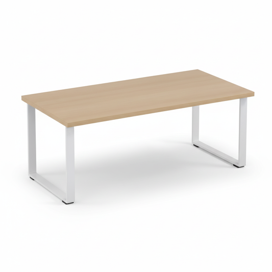 Coffee Table 120x60cm Oak & White - Modern Living Room Furniture UAE | Fast Delivery Dubai