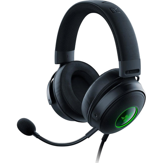 Razer Kraken V3 USB Gaming Headset Black – Chroma RGB, THX 7.1 Surround Sound | UAE Delivery