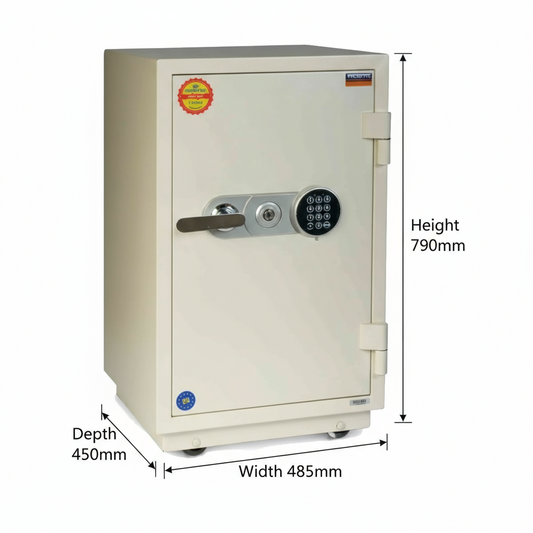 Fire Resistant Safe UAE | Valberg FRS-75 EL Digital Lock Safe Dubai | 64L Fireproof Safe