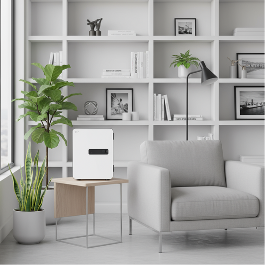 Eagle METACEL MC-040PR Fire-Resistant Safe – White, Digital + Fingerprint Lock System