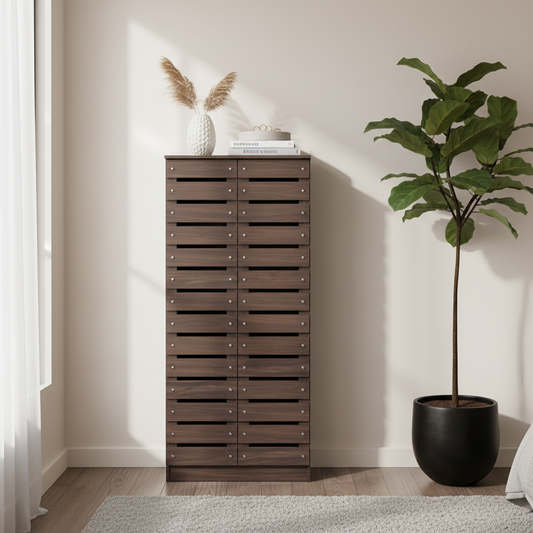 Oak Shoe Rack 180cm - Premium Storage Solution UAE | Model IH 522