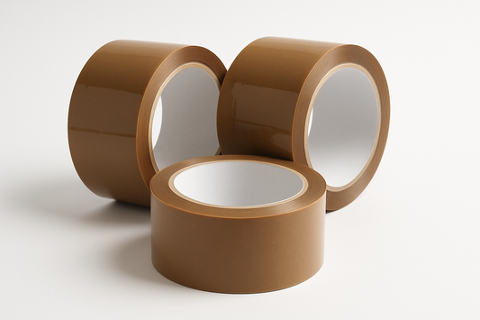 BOPP Packing Tape Brown 48mm x 66m - Heavy Duty Adhesive Tape UAE | Shipping Carton Sealing Tape Dubai