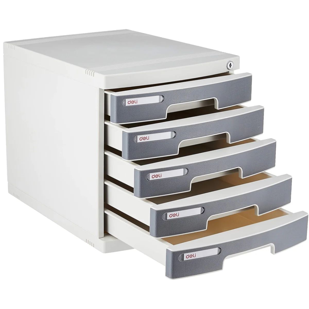Deli 5 Drawer Office Cabinet with Lock - Premium Storage Solution UAE | Dubai Abu Dhabi Sharjah