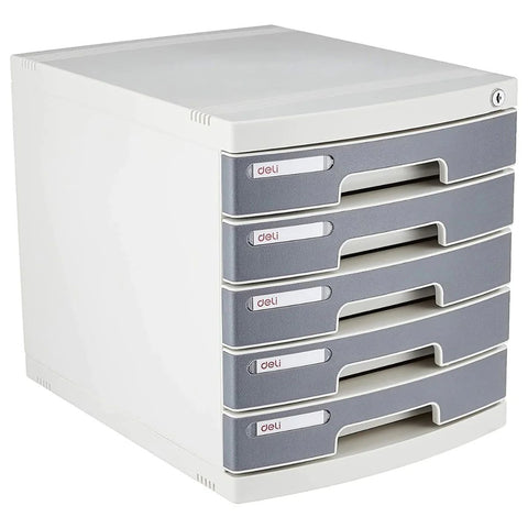 Deli 5 Drawer Office Cabinet with Lock - Premium Storage Solution UAE | Dubai Abu Dhabi Sharjah