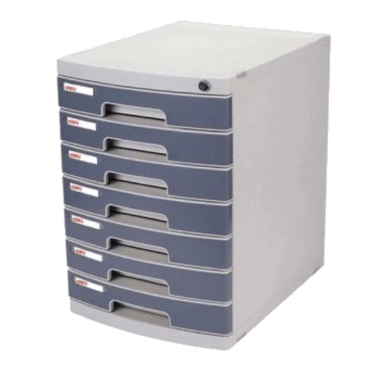 Deli 7 Drawer Office Cabinet with Lock - Premium Storage Solution UAE | Dubai, Abu Dhabi, Sharjah
