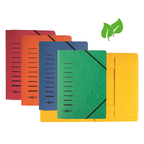 Premium Manila Folder A4 with Elastic Fastener - Red | UAE Office Supplies