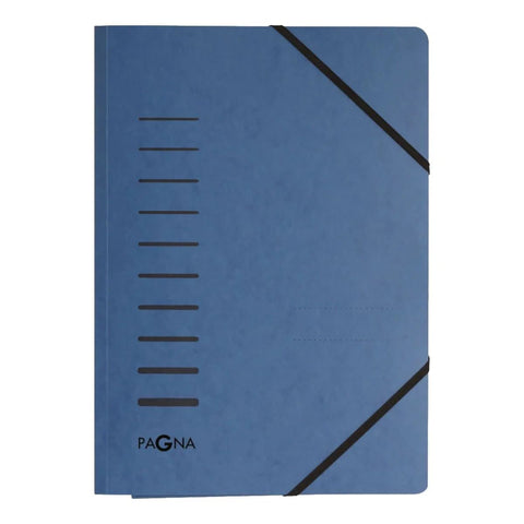 Premium Manila Folder A4 with Elastic Fastener - Blue | UAE Office Supplies