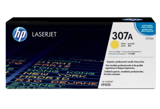 HP 307A Yellow Toner Cartridge CE742A - UAE Wide Delivery | Dubai Abu Dhabi Sharjah