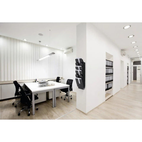 Durable FLEXIPLUS 6 A4 Wall Mounted Brochure Holder - Premium Office Display Solution UAE
