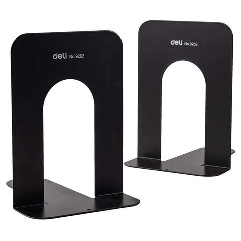 Deli 9262 Metal Book Ends UAE - Premium Office Organizers Dubai Abu Dhabi