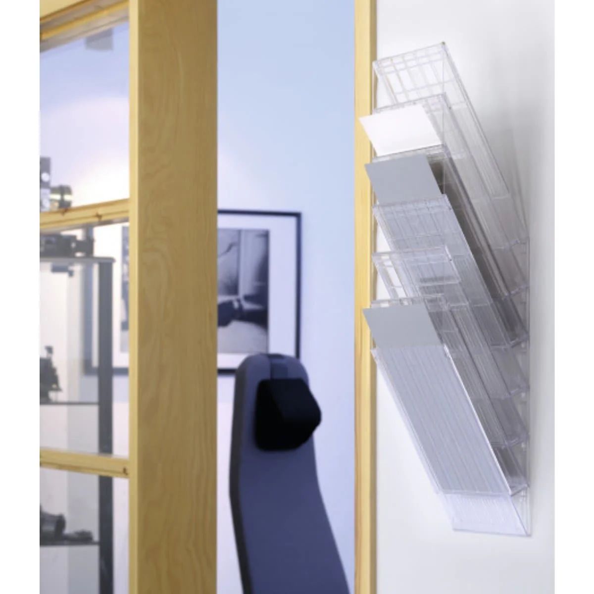 Durable FLEXIBOX 6 A4 Wall Mounted Brochure Holder - Dubai Abu Dhabi UAE