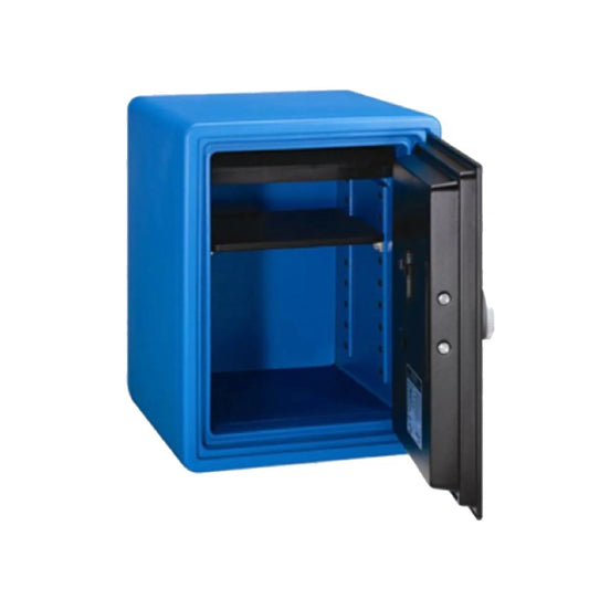 Eagle YES-031DK Fire-Resistant Safe – Blue, Digital + Key Lock System