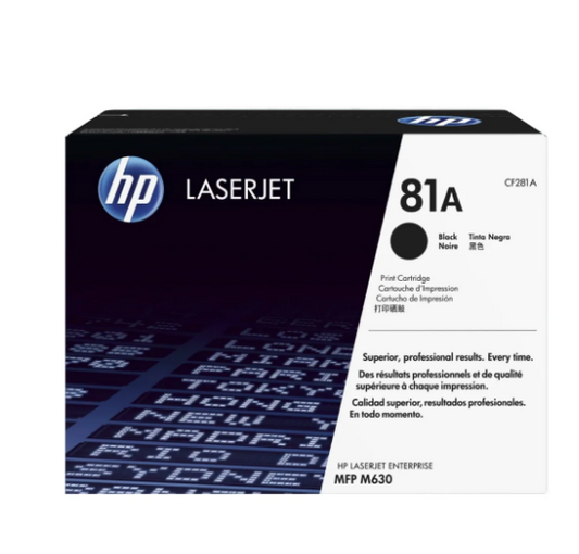 HP 81A Black Toner Cartridge CF281A - UAE Wide Delivery | Dubai Abu Dhabi Sharjah