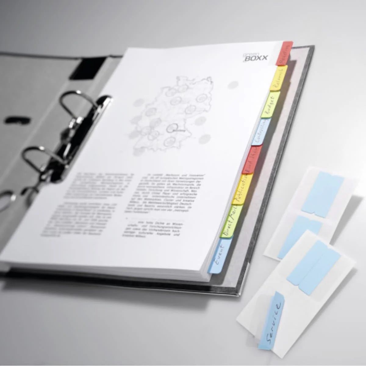 Durable QUICK TAB DUO Self-Adhesive Index Tabs - Dubai, Abu Dhabi, Sharjah UAE Delivery