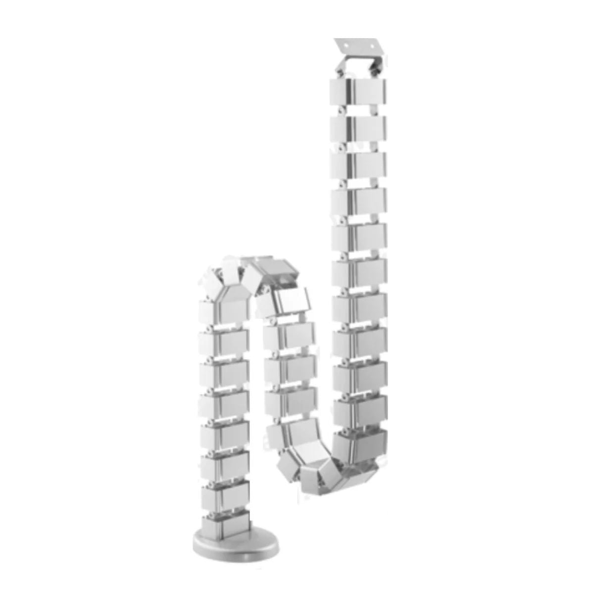 NES VERTEBRA Square Wire Management System 75x780mm Silver - UAE Wide Delivery | Dubai Abu Dhabi Sharjah