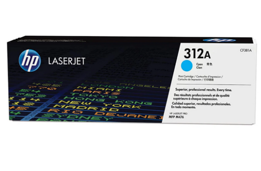 HP 312A Cyan LaserJet Toner Cartridge CF381A - UAE Wide Delivery | Dubai Abu Dhabi Sharjah
