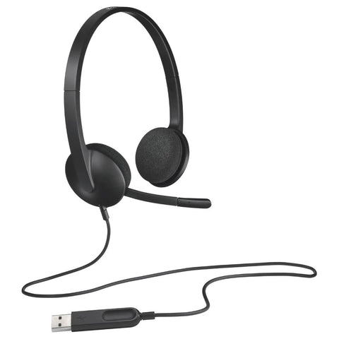 Logitech H340 USB Computer Headset - Dubai Abu Dhabi Sharjah UAE Delivery