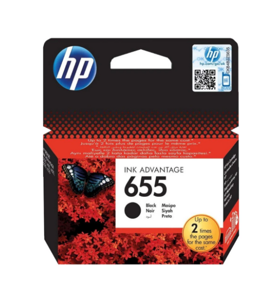 HP 655 Black Ink Cartridge CZ109AE - UAE Wide Delivery | Dubai Abu Dhabi Sharjah