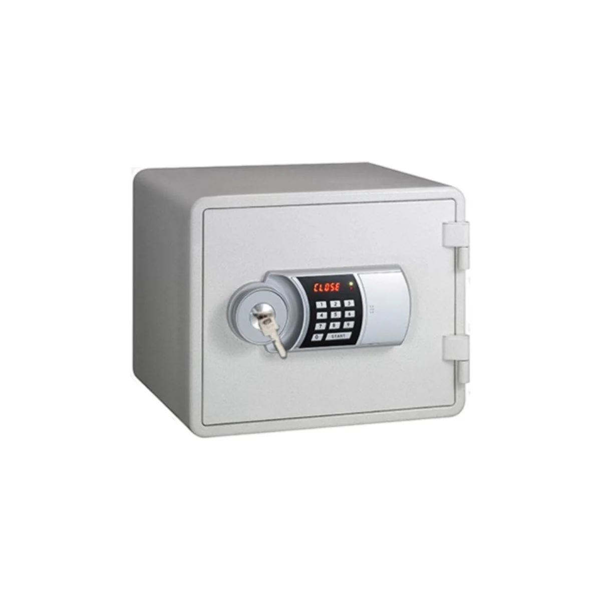 Eagle YESM-020K Fire-Resistant Safe – White, Digital + Key Lock System
