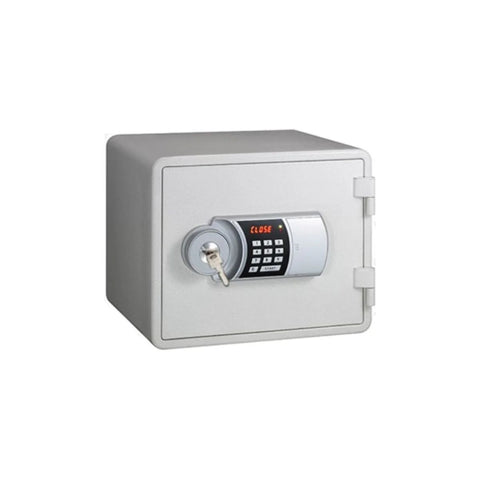 Eagle YESM-020K Fire-Resistant Safe – White, Digital + Key Lock System