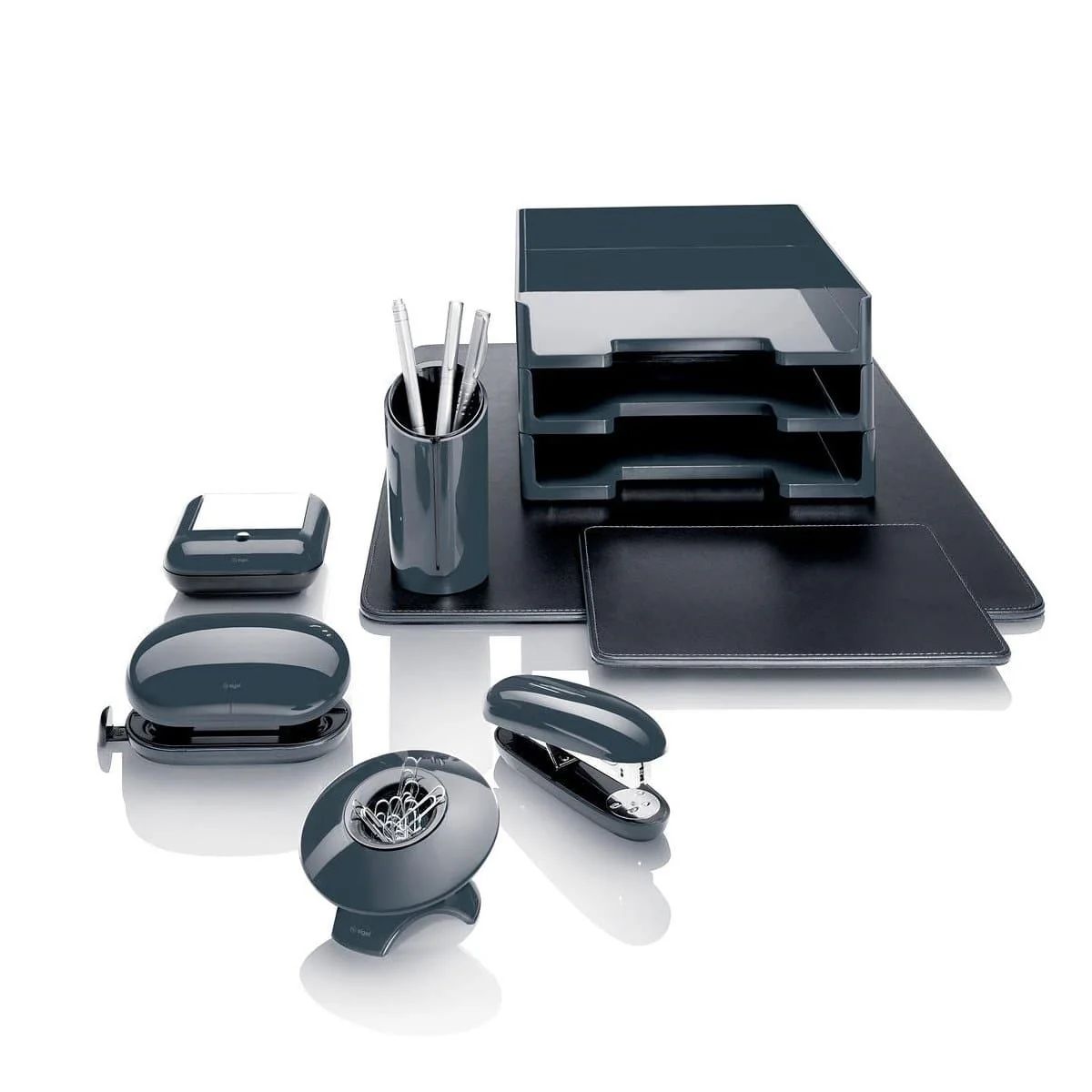 Sigel EYESTYLE Letter Tray Anthracite - Premium Office Organizer UAE | Dubai Abu Dhabi Sharjah