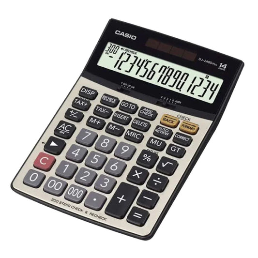 Casio DJ-240D Plus Calculator - Professional Desktop Calculator UAE | Dubai Abu Dhabi Sharjah