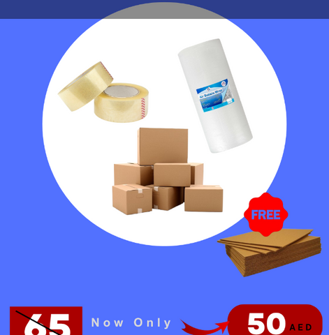 Infini Homes Special Packaging Combo – Bulk Packing Tape & Supplies for Moving, Shipping & Storage