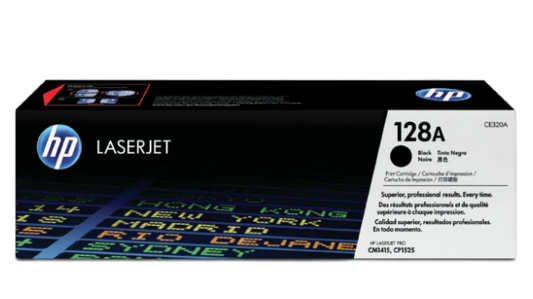 HP 128A Black Toner Cartridge CE320A - UAE Wide Delivery | Dubai Abu Dhabi Sharjah