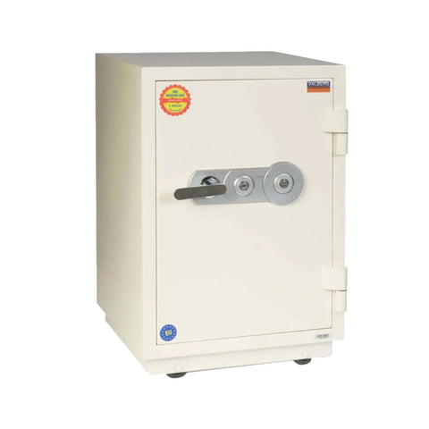 Valberg FRS-66 KL Fire-Resistant Safe – White, Dual Key Lock System