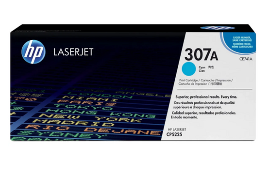 HP 307A Cyan Toner Cartridge CE741A - UAE Wide Delivery | Dubai Abu Dhabi Sharjah