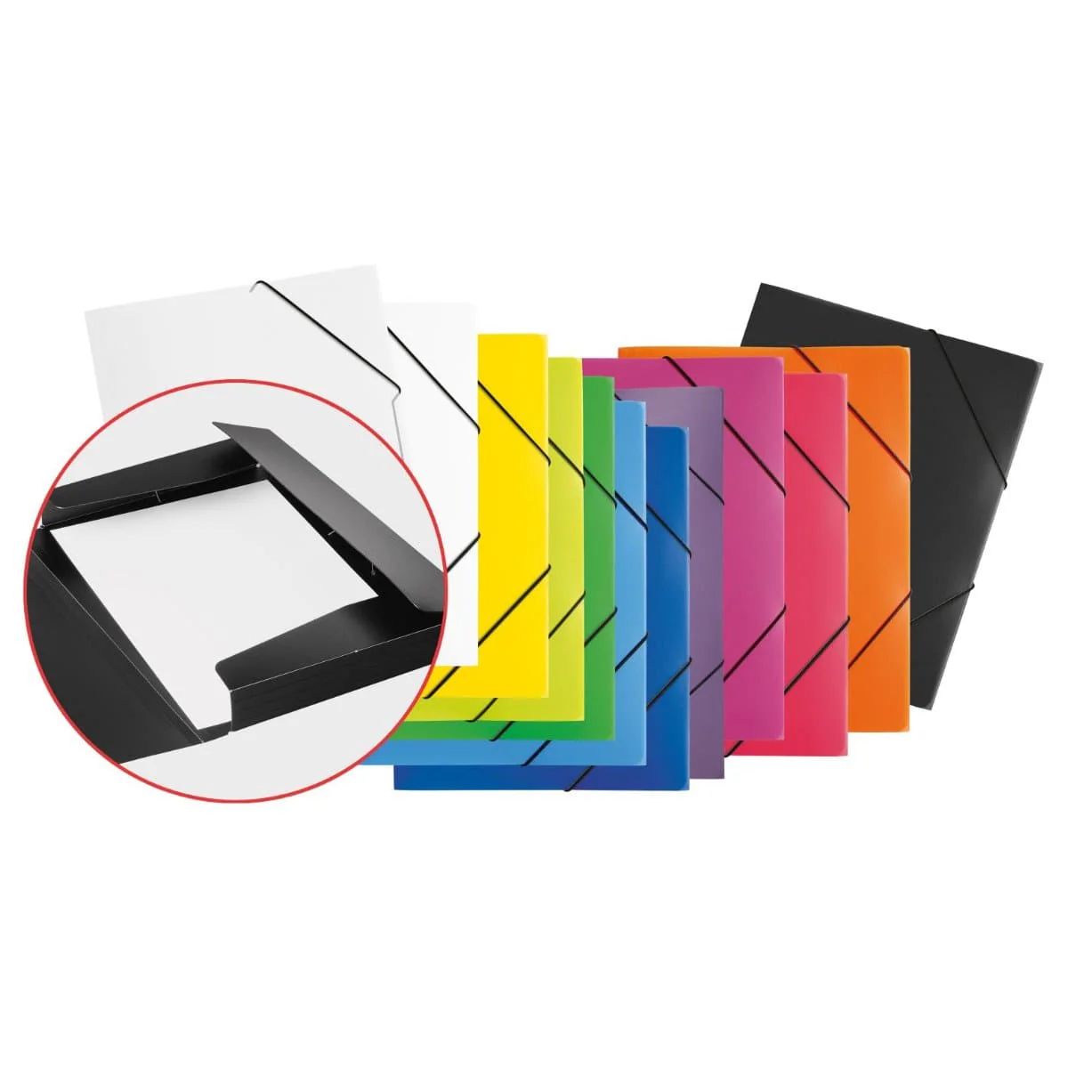 Pagna A4 Folder with Elastic Fastener - Premium PP Document Organizer UAE