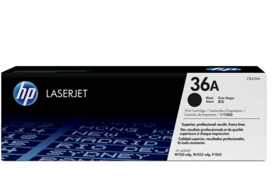 HP 36A Black Toner Cartridge CB436A - UAE Wide Delivery | Dubai Abu Dhabi Sharjah