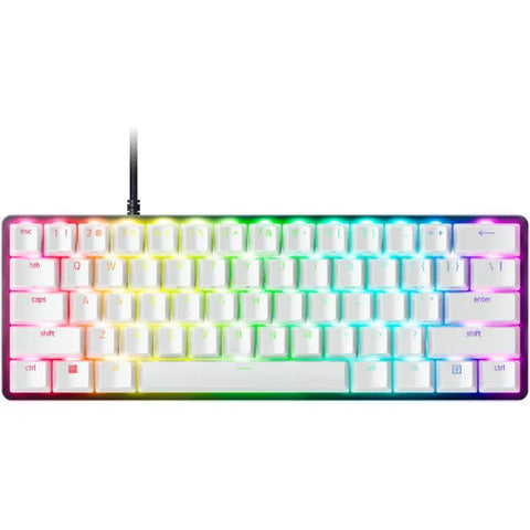 Razer Huntsman Mini Special Edition 60% Optical Gaming Keyboard Mercury White - UAE Stock | Dubai, Abu Dhabi & All Emirates Delivery