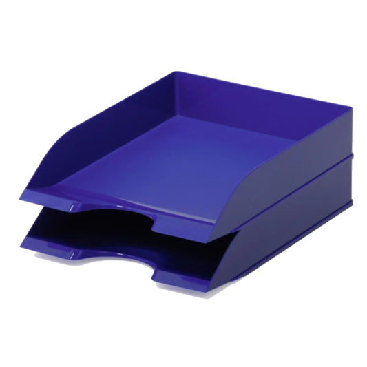 Durable Document Tray BASIC Blue - Premium Office Organizer UAE | Dubai Abu Dhabi Sharjah