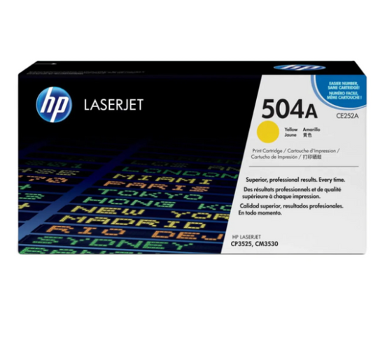 HP 504A Yellow Toner Cartridge CE252A - UAE Wide Delivery | Dubai Abu Dhabi Sharjah