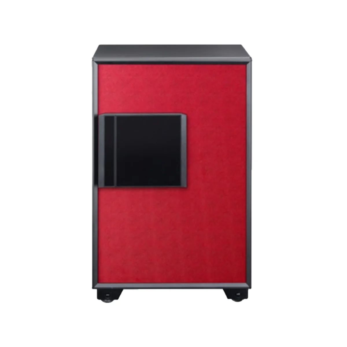 Eagle EGE-085 Fire-Resistant Safe – Black/Red, Digital, Key & Fingerprint Lock System