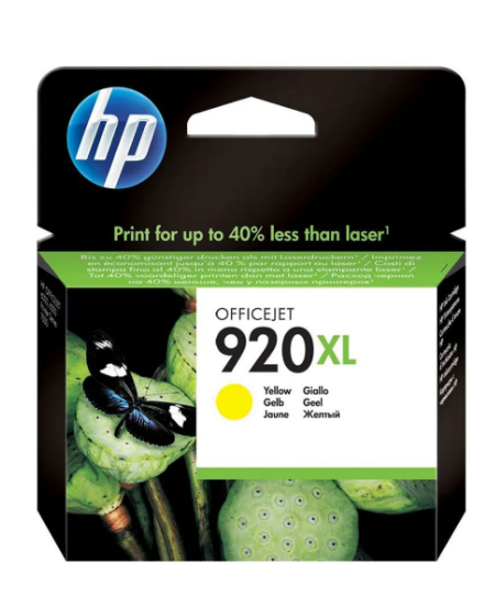 HP 920XL Yellow Ink Cartridge CD974AE - UAE Wide Delivery | Dubai Abu Dhabi Sharjah