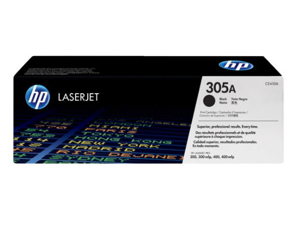 HP 305A Black Toner Cartridge - CE410A