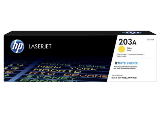 HP 203A Yellow Toner Cartridge CF542A - UAE Wide Delivery | Dubai Abu Dhabi Sharjah