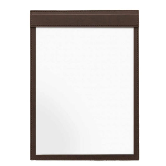 Konrad S. Premium PU Leather Clipboard A4 with Magnetic Flap - Brown | UAE Business Essentials